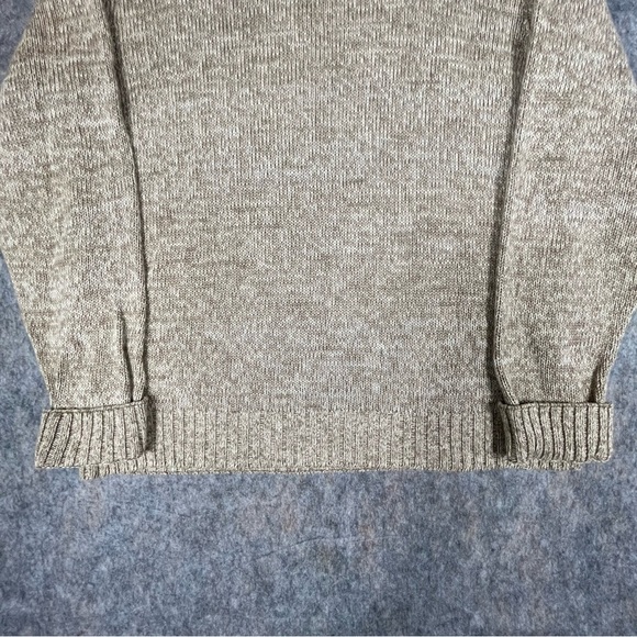 Chaps Brown Elbow Patch Preppy Academia Classic Cozy Grandpa Sweater* - Sz L - Picture 15 of 16